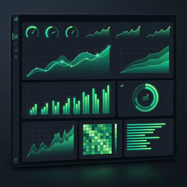 Analytics chart visualization